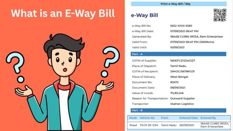 What is an E-Way Bill