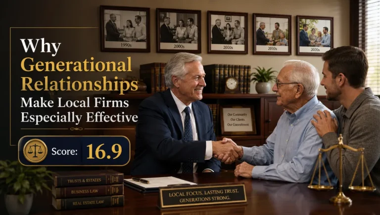Why Generational Relationships Make Local Firms Especially Effective